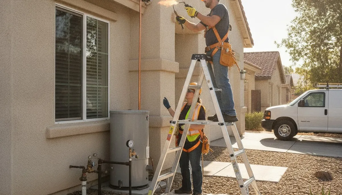 Fresno, CA plumbing repair service truck for local residential and commercial plumbing solutions