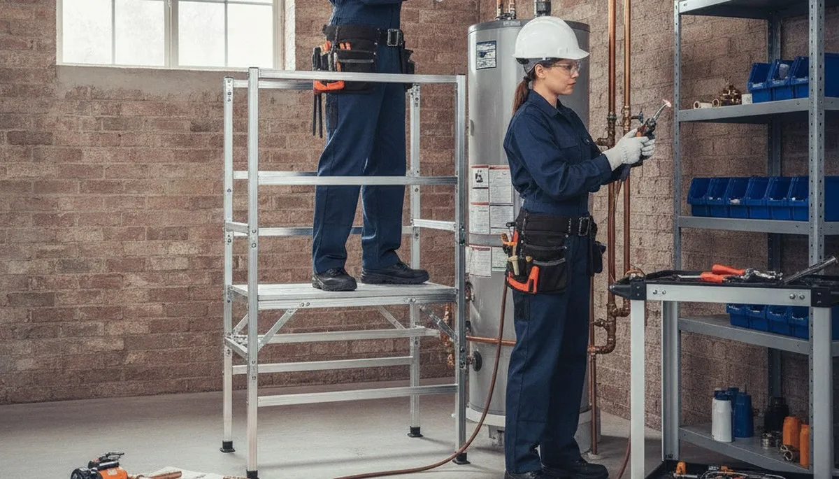 Fresno, CA plumber repairing a home pipe for same-day plumbing service