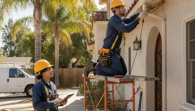 Plumber repairing sink pipe in Fresno, CA for reliable plumbing repair service